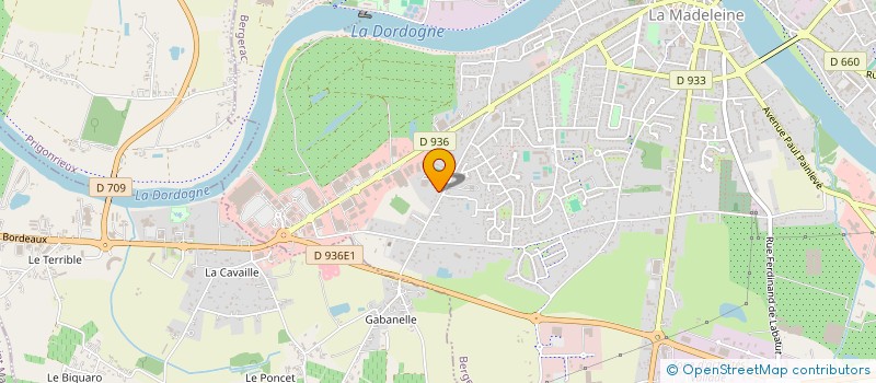localisation de l'entreprise CLUB STELLA à BERGERAC