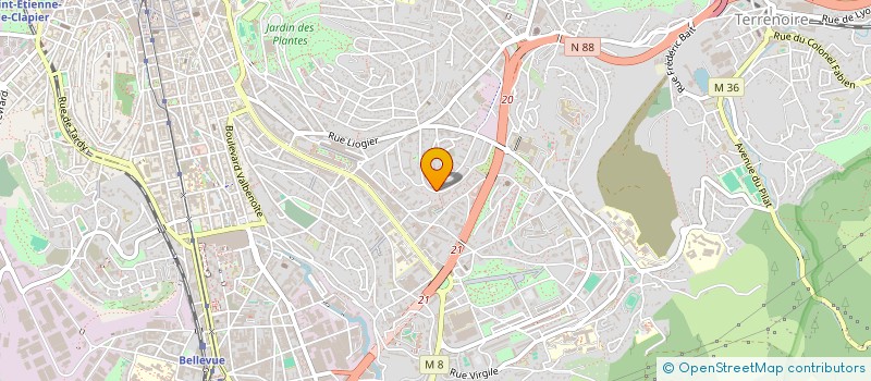 localisation de l'entreprise CLUB STEPHANOIS DE PLONGEE SOUS-MARINE  SAINT-ETIENNE