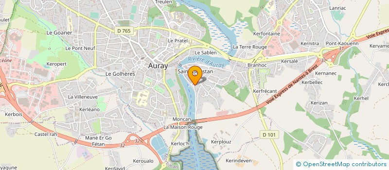 localisation de l'entreprise CLUB SUBAQUATIQUE ALREEN à AURAY