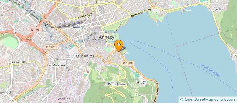 localisation de l'entreprise CLUB SUBAQUATIQUE ANNECY à ANNECY
