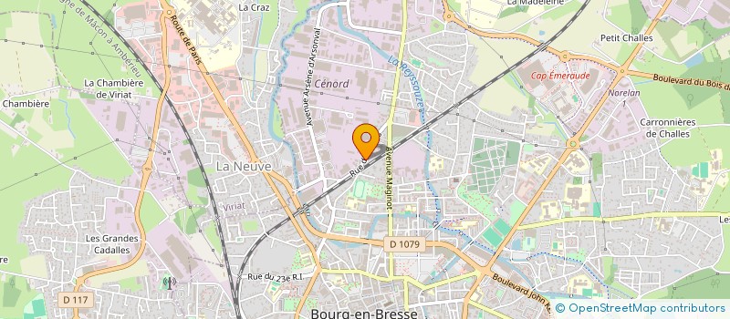 localisation de l'entreprise CLUB SUBAQUATIQUE BRESSAN à BOURG-EN-BRESSE