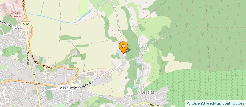 localisation de l'entreprise CLUB SUBAQUATIQUE CHATEAU THIERRY  BRASLES