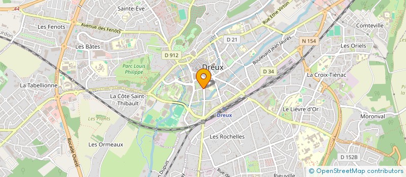 localisation de l'entreprise CLUB SUBAQUATIQUE DE DREUX - CSD à DREUX