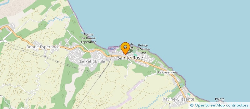 localisation de l'entreprise CLUB SUBAQUATIQUE DE SAINTE ROSE à SAINTE-ROSE