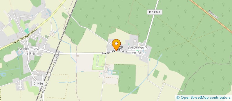 localisation de l'entreprise CLUB SUBAQUATIQUE LA MARSANGE ET BREON  FONTENAY-TRESIGNY