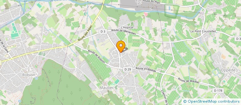 localisation de l'entreprise CLUB SUBAQUATIQUE MAUBEQUOIS  MAUBEC