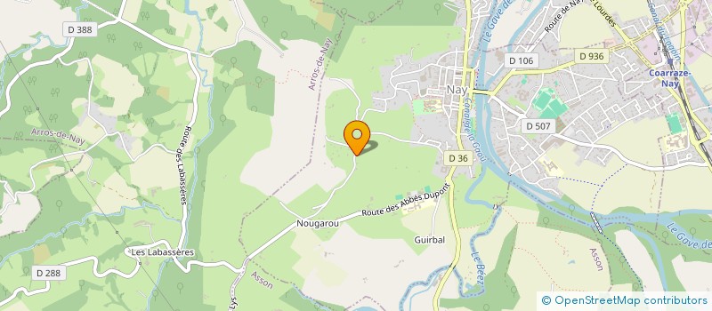 localisation de l'entreprise CLUB SUBAQUATIQUE NAYAIS à NAY