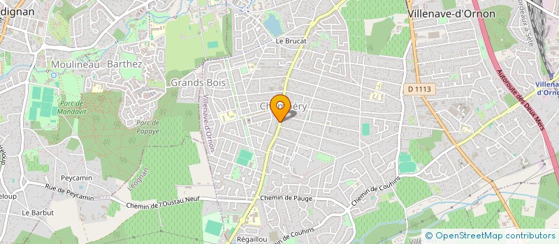 localisation de l'entreprise CLUB SUBAQUATIQUE PAGURE à VILLENAVE-D'ORNON