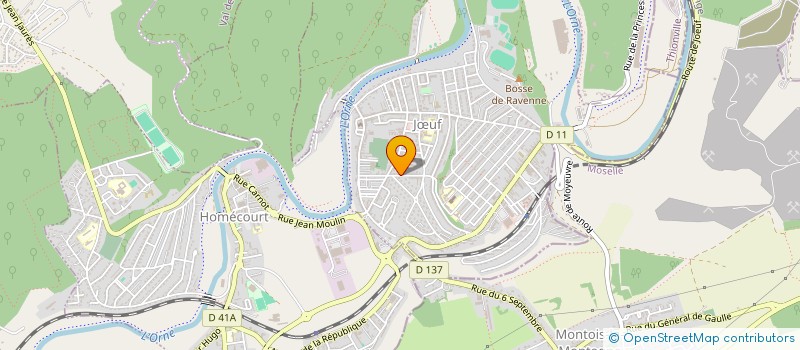 localisation de l'entreprise CLUB SUPPORT HANDBALL JOVICIEN  JUF