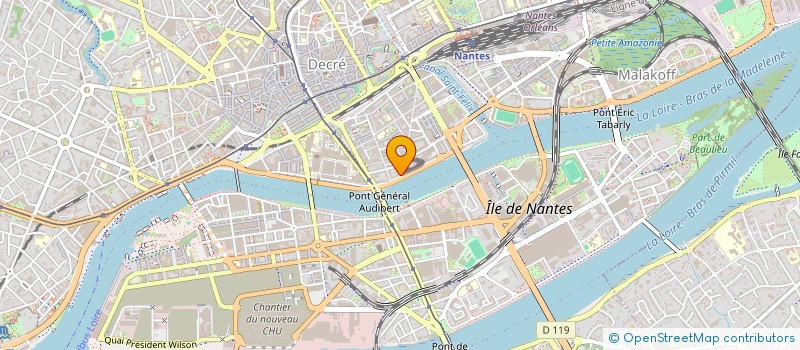localisation de l'entreprise CLUB SUPPORTERS FCN à NANTES