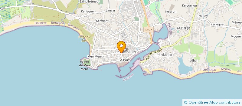 localisation de l'entreprise CLUB SUPPORTERS UNION SPORTIVE  GUILVINEC