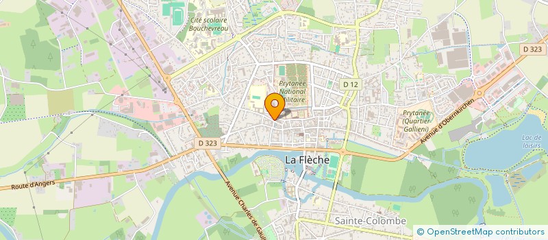 localisation de l'entreprise CLUB SUPPORTERS UNION SPORTIVE  LA FLECHE