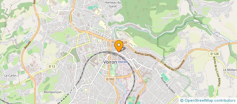 localisation de l'entreprise CLUB SUPPORTERS VOIRON RUGBY à VOIRON
