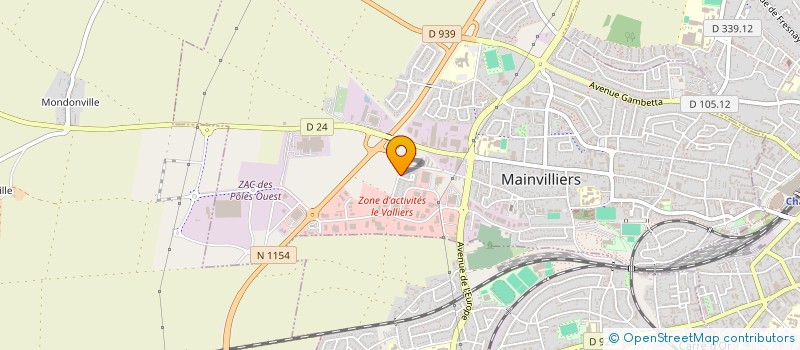 localisation de l'entreprise CLUB TAEKWONDO CHARTRES à MAINVILLIERS