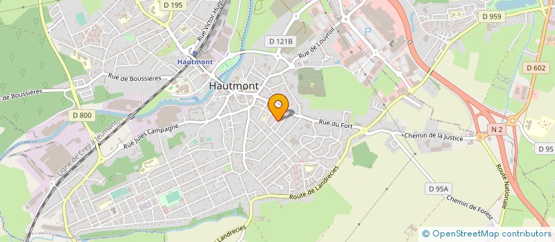 localisation de l'entreprise CLUB TAEKWONDO HAUTMONTOIS à HAUTMONT