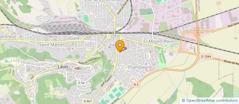 localisation de l'entreprise CLUB TAI-JITSU CLUB DE LAON à LAON