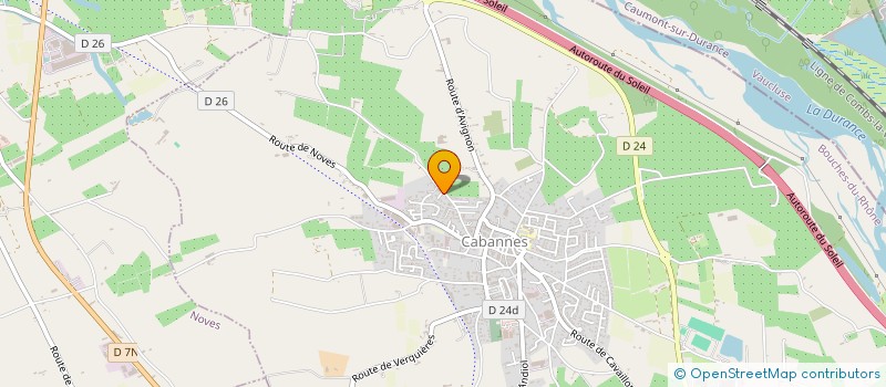 localisation de l'entreprise CLUB TAURIN DE CABANNES  CABANNES