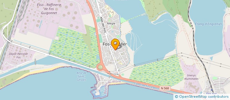 localisation de l'entreprise CLUB TAURIN DE GALEJON  FOS-SUR-MER