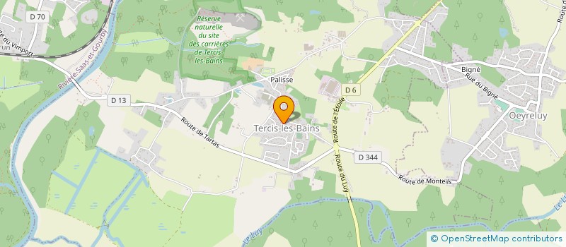 localisation de l'entreprise CLUB TAURIN DU PAYS DACQUOIS  SAINT-PANDELON