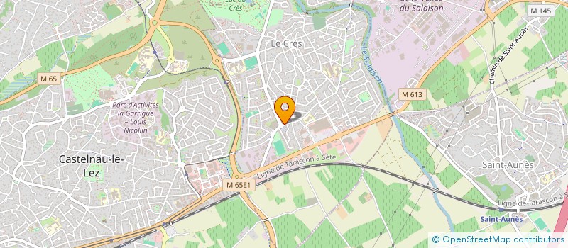 localisation de l'entreprise CLUB TAURIN JOUJOU  LE CRES