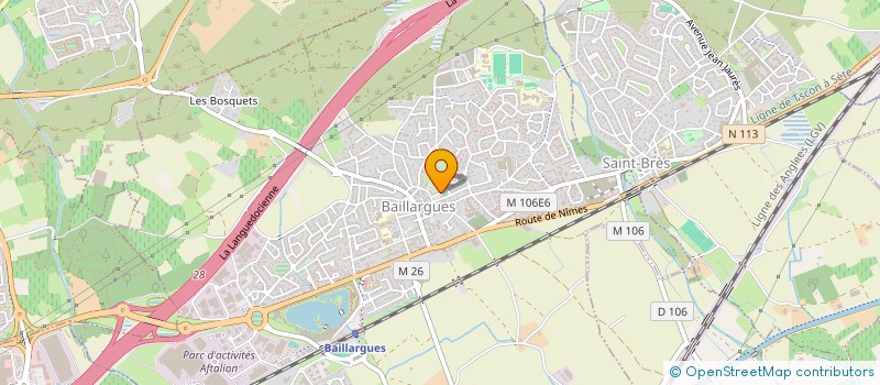 localisation de l'entreprise CLUB TAURIN LE SANGLIER à BAILLARGUES