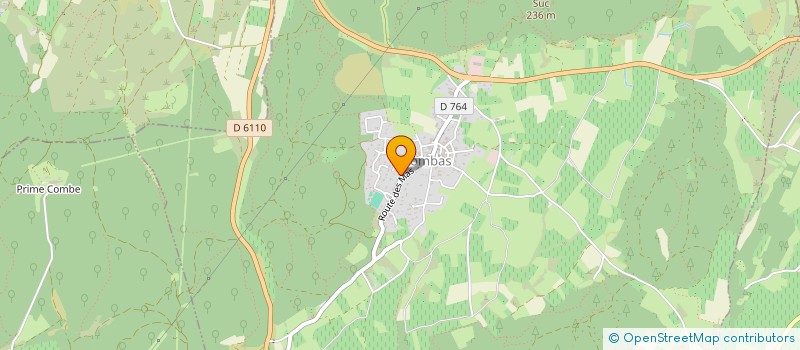 localisation de l'entreprise CLUB TAURIN LOU CAIAU DE COMBAS  COMBAS