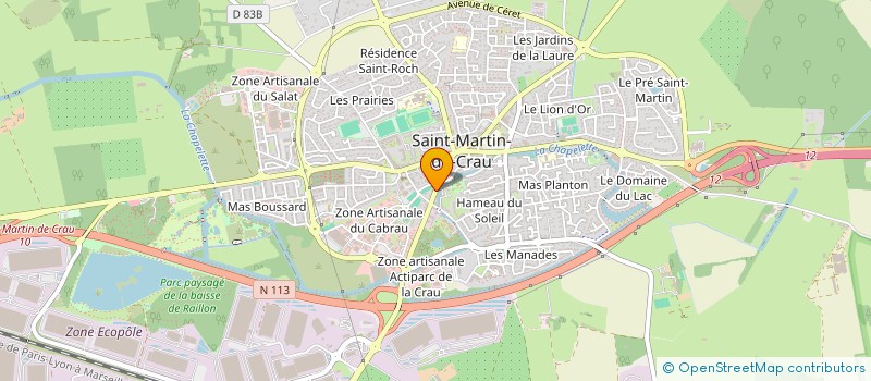 localisation de l'entreprise CLUB TAURIN LOU CRAVEN  SAINT-MARTIN-DE-CRAU