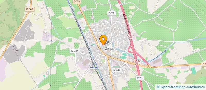 localisation de l'entreprise CLUB TAURIN LOU SENASSENC  SENAS