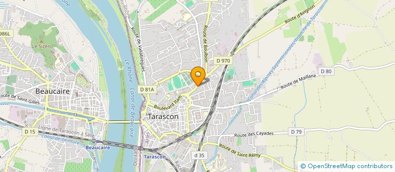 localisation de l'entreprise CLUB TAURIN LOUSTIC  TARASCON