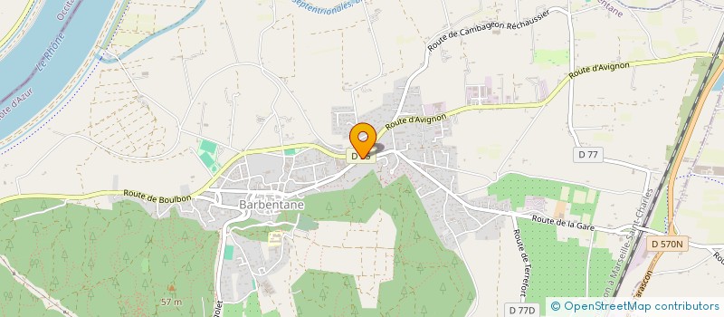 localisation de l'entreprise CLUB TAURIN PAUL RICARD BARBENTANAIS  BARBENTANE