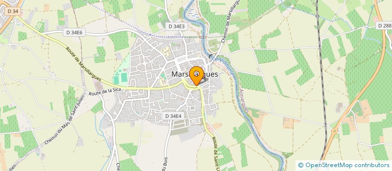 localisation de l'entreprise CLUB TAURIN PAUL-RICARD LOU BAJAN  MARSILLARGUES