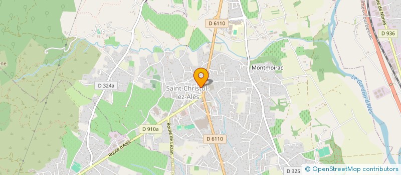 localisation de l'entreprise CLUB TAURIN PYRAMID'BIOU DE SAINT CHRISTOL LEZ ALES  SAINT-CHRISTOL-LEZ-ALES