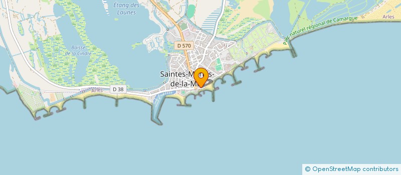 localisation de l'entreprise CLUB TAURIN RICARD  SAINTES-MARIES-DE-LA-MER