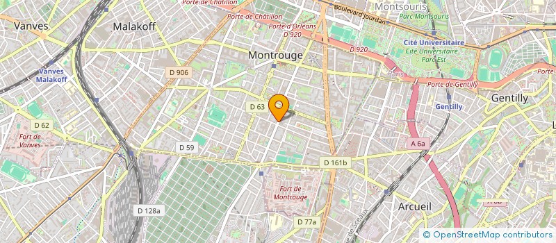 localisation de l'entreprise CLUB TAWACOOL à MONTROUGE