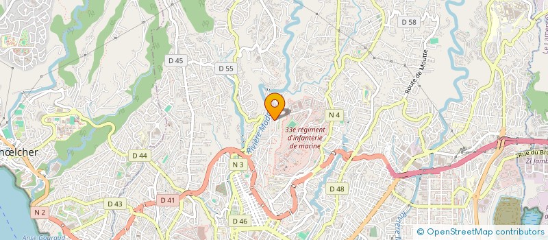 localisation de l'entreprise CLUB TCHIMBE RAID-DEFI DES MORNES  FORT-DE-FRANCE