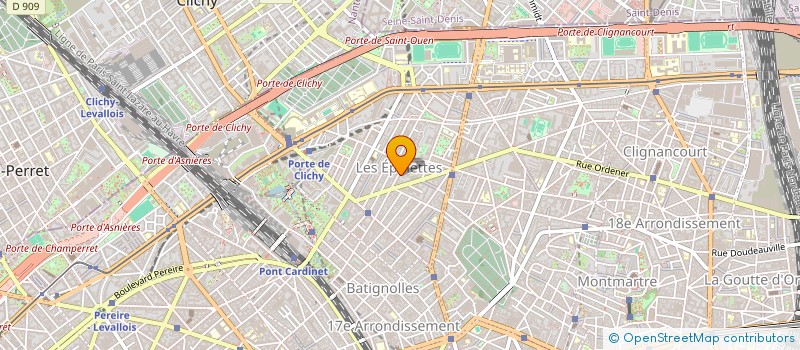localisation de l'entreprise CLUB TELE VITRINE à PARIS