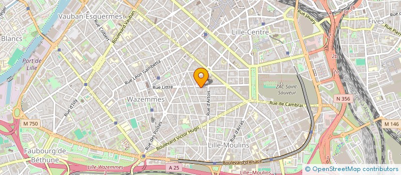 localisation de l'entreprise CLUB TENDRE à LILLE