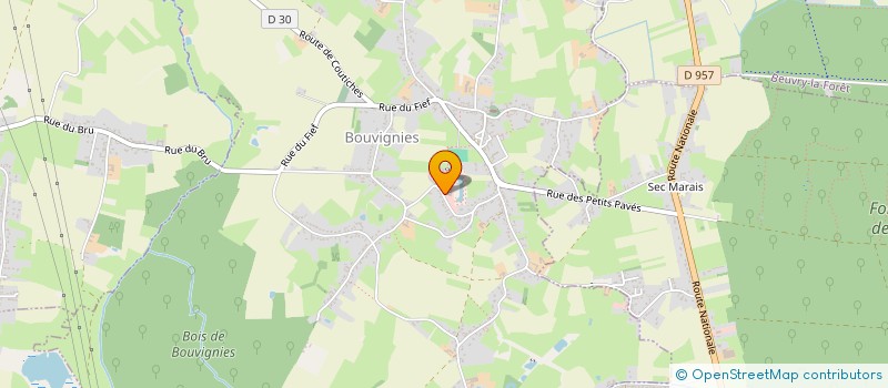 localisation de l'entreprise CLUB TENDRESSE à BOUVIGNIES