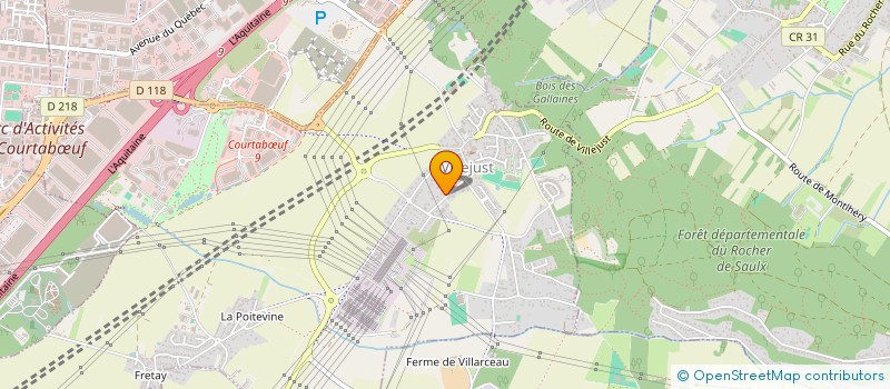 localisation de l'entreprise CLUB TENNIS DE VILLEJUST  VILLEJUST