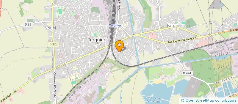 localisation de l'entreprise CLUB TERNOIS DES ANCIENS DU RAIL à TERGNIER