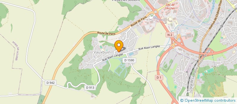 localisation de l'entreprise CLUB TIREURS DE BILLY SUR  AISNE  BILLY-SUR-AISNE