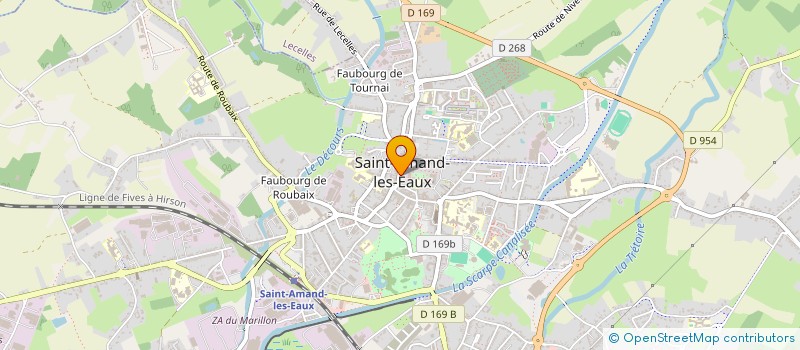 localisation de l'entreprise CLUB TO DANCE  SAINT-AMAND-LES-EAUX