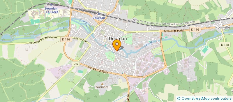 localisation de l'entreprise CLUB TOPFORM à DOURDAN