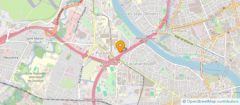 localisation de l'entreprise CLUB TOULOUSAIN DES CHIFFRES ET DES LETTRES à TOULOUSE