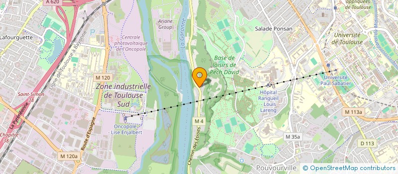 localisation de l'entreprise CLUB TOULOUSAIN DU CHIEN DE DEFENSE ET DE POLICE à TOULOUSE