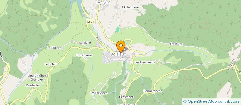 localisation de l'entreprise CLUB TOURISTIQUE DU FOREZ à SAINT-PAUL-EN-JAREZ