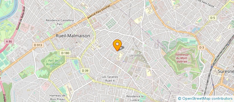 localisation de l'entreprise CLUB TRANSPORT 92 à RUEIL-MALMAISON