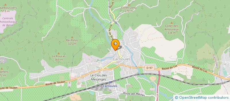 localisation de l'entreprise CLUB ULM DE THEMES  BRIGNOLES