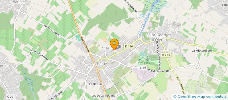 localisation de l'entreprise CLUB ULM OLERONAIS  SAINT-GEORGES-D'OLERON