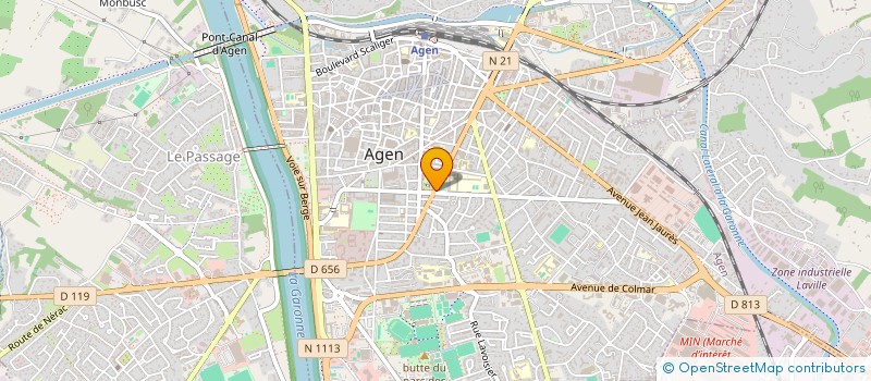 localisation de l'entreprise CLUB UNESCO AGEN COUP DE COEUR  AGEN